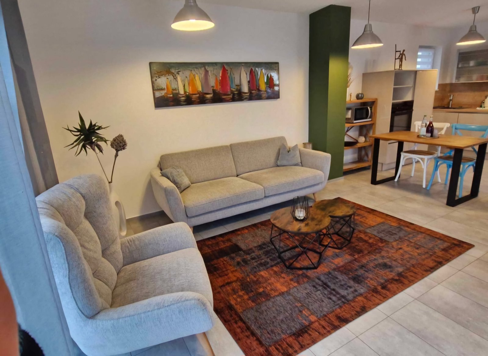 Wohnbereich mit moderner Ausstattung Wohnbereich mit moderner Ausstattung